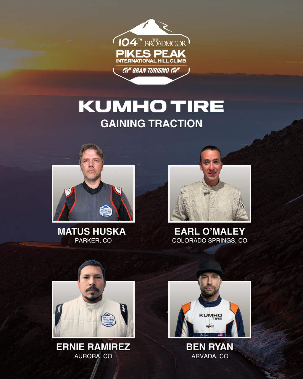 Kumho Tire Pikes Peak Driver Announcement